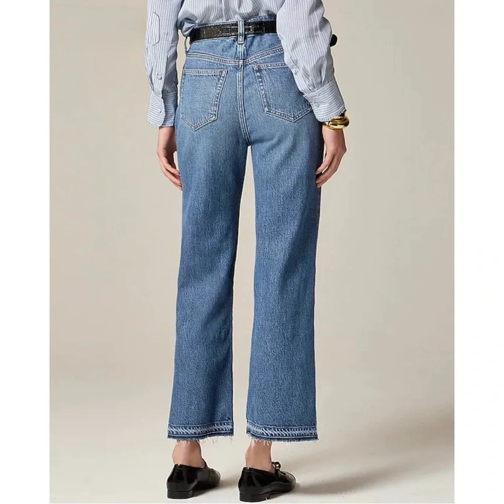 J. Crew High-rise Kickout Jean Rose Lark Blue - Picture 6 of 6